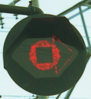 東邦電機工業製列車進行方向指示器